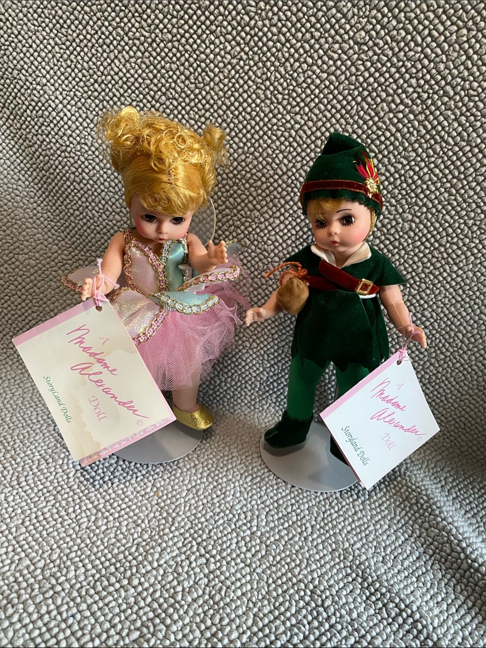 Madame Alexander Peter Pan and Tinkerbell